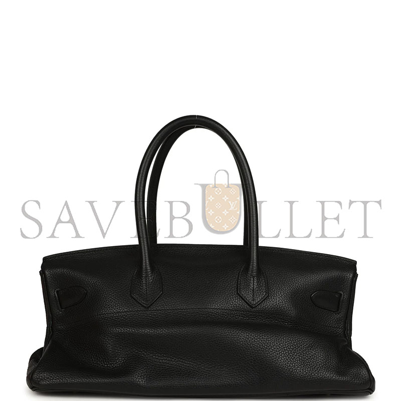 H**me5 master shoulder birkin 42 jpg black clemence palladium hardware (42*20*18cm)
